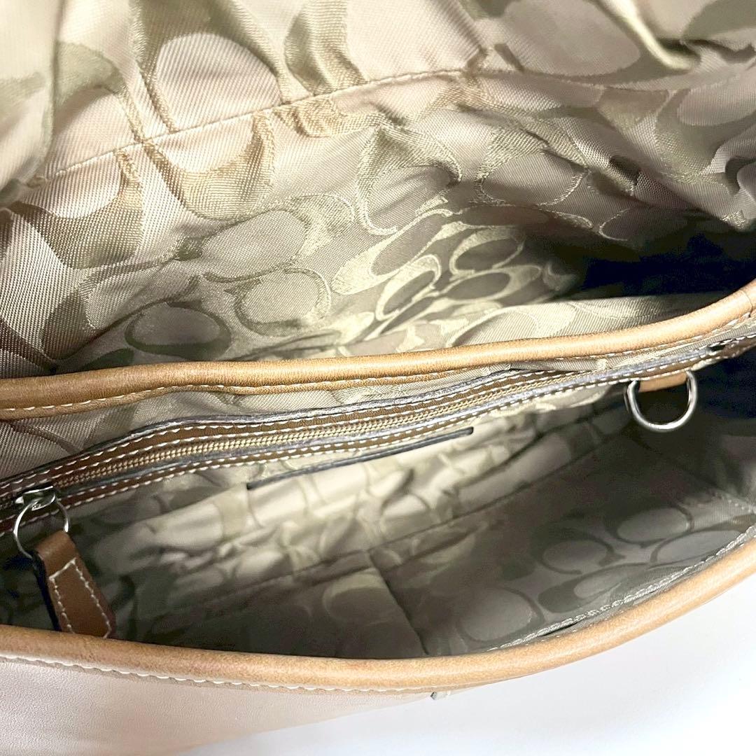 y2k❤️ COACH ソーホー レザー フラップ ショルダーバッグ