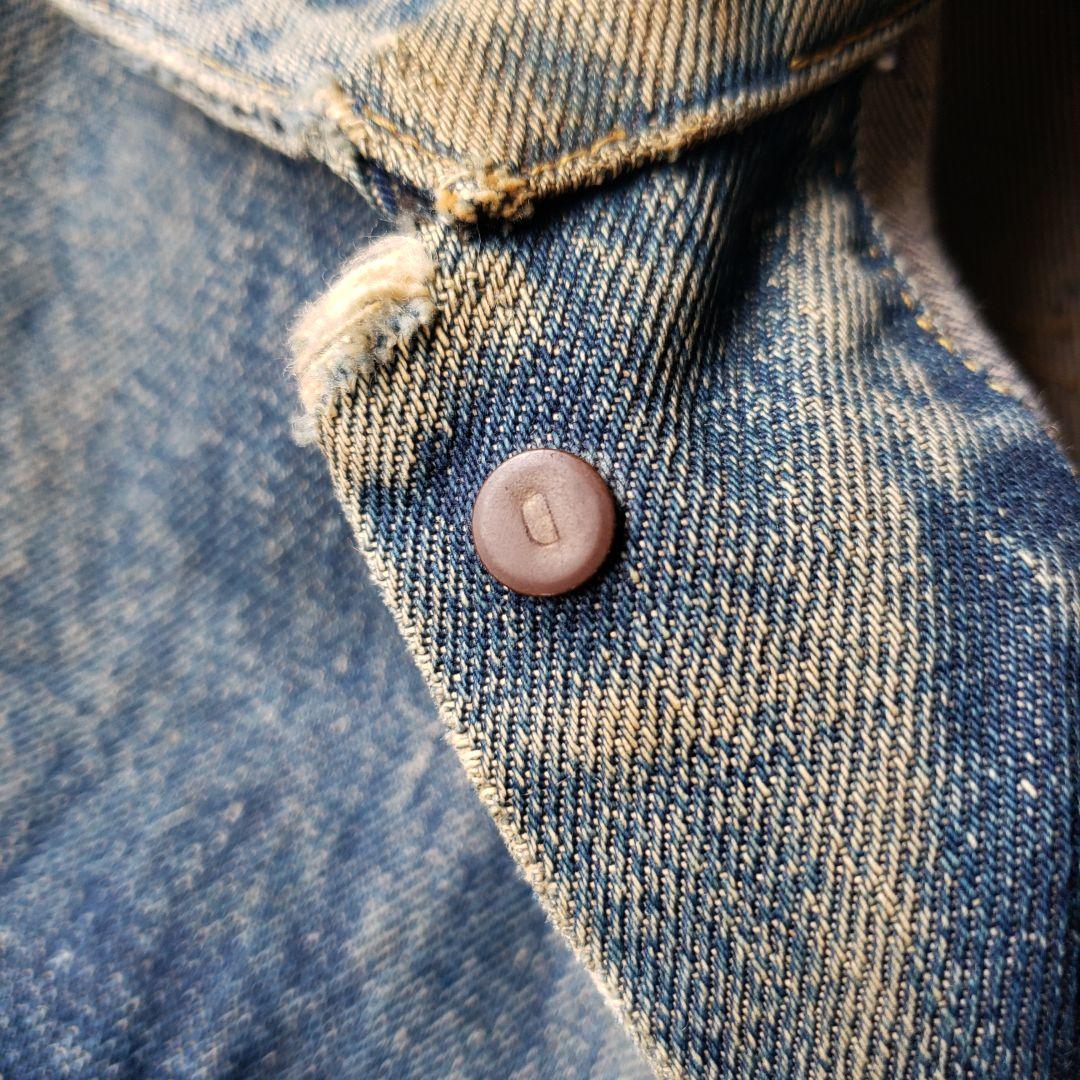 60's Levi's 557xx 3rd デニムジャケット ビッグE 襤褸