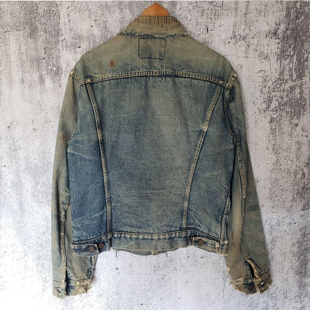 60's Levi's 557xx 3rd デニムジャケット ビッグE 襤褸