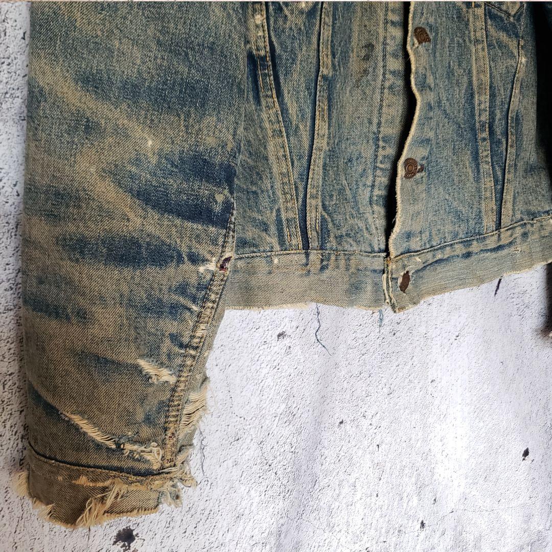 60's Levi's 557xx 3rd デニムジャケット ビッグE 襤褸