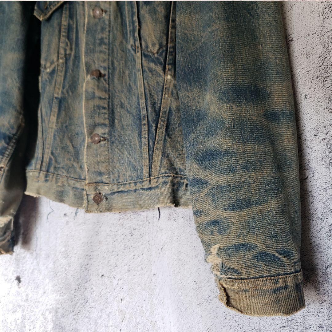 60's Levi's 557xx 3rd デニムジャケット ビッグE 襤褸