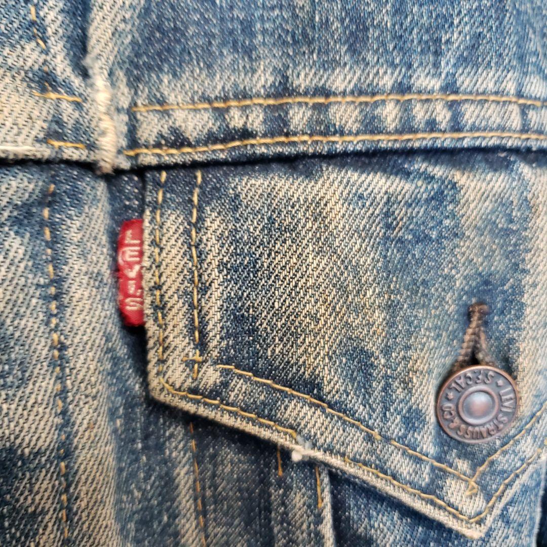 60's Levi's 557xx 3rd デニムジャケット ビッグE 襤褸