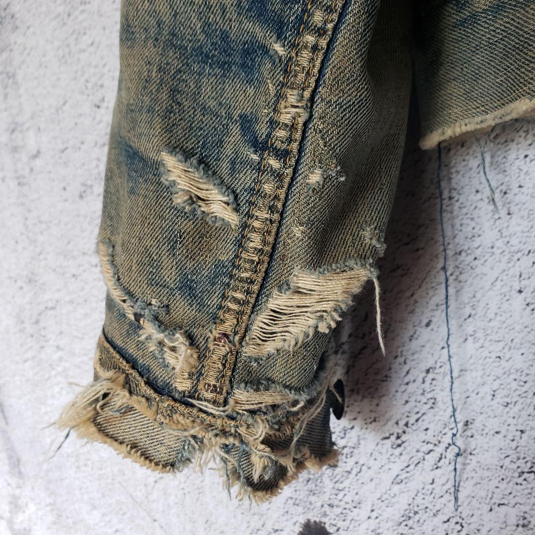 60's Levi's 557xx 3rd デニムジャケット ビッグE 襤褸