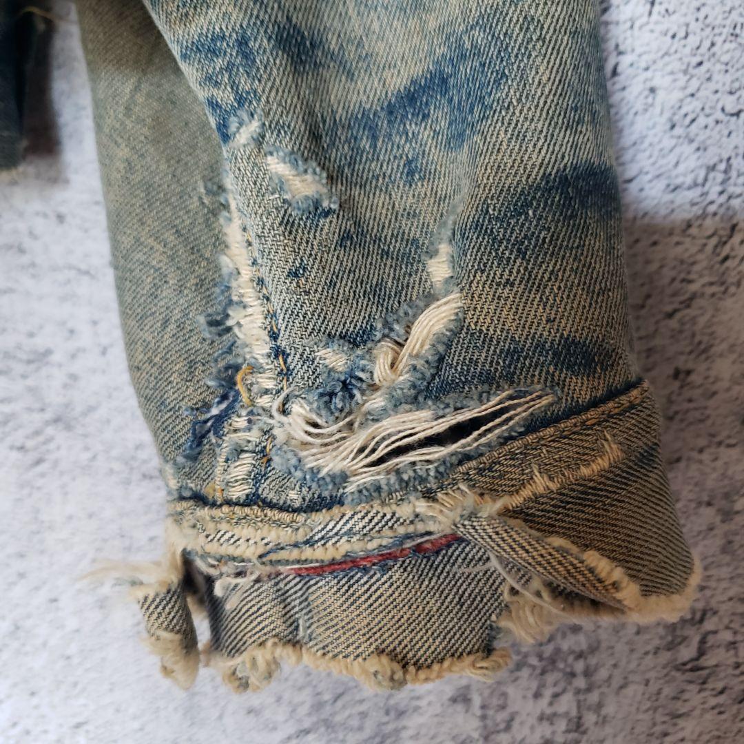 60's Levi's 557xx 3rd デニムジャケット ビッグE 襤褸