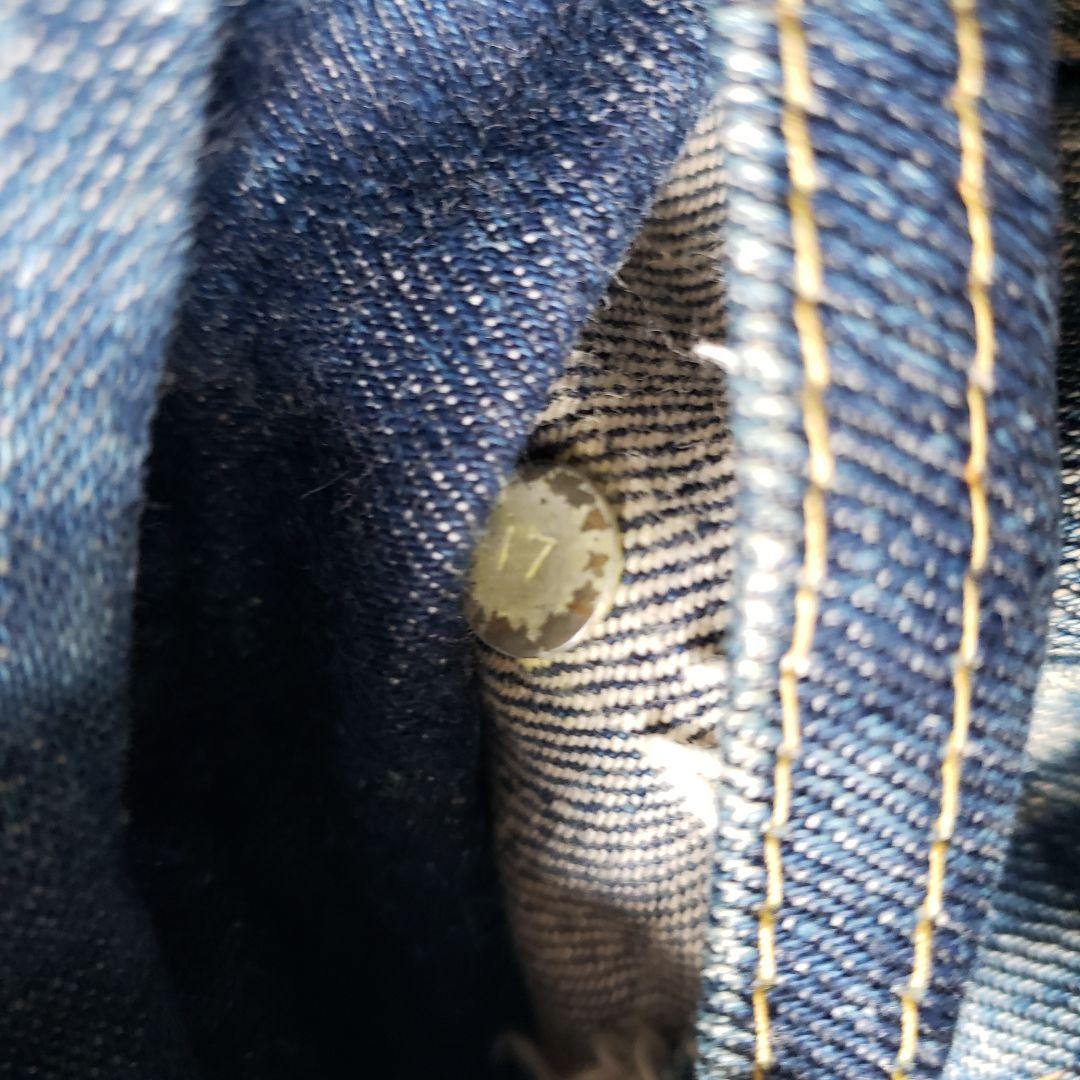 60's Levi's 557xx 3rd デニムジャケット ビッグE 襤褸