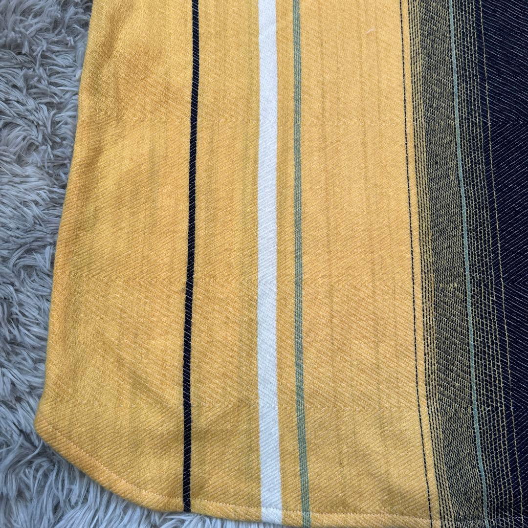 【美品】tamaki niime wool fuwa-T SHORT イエロー