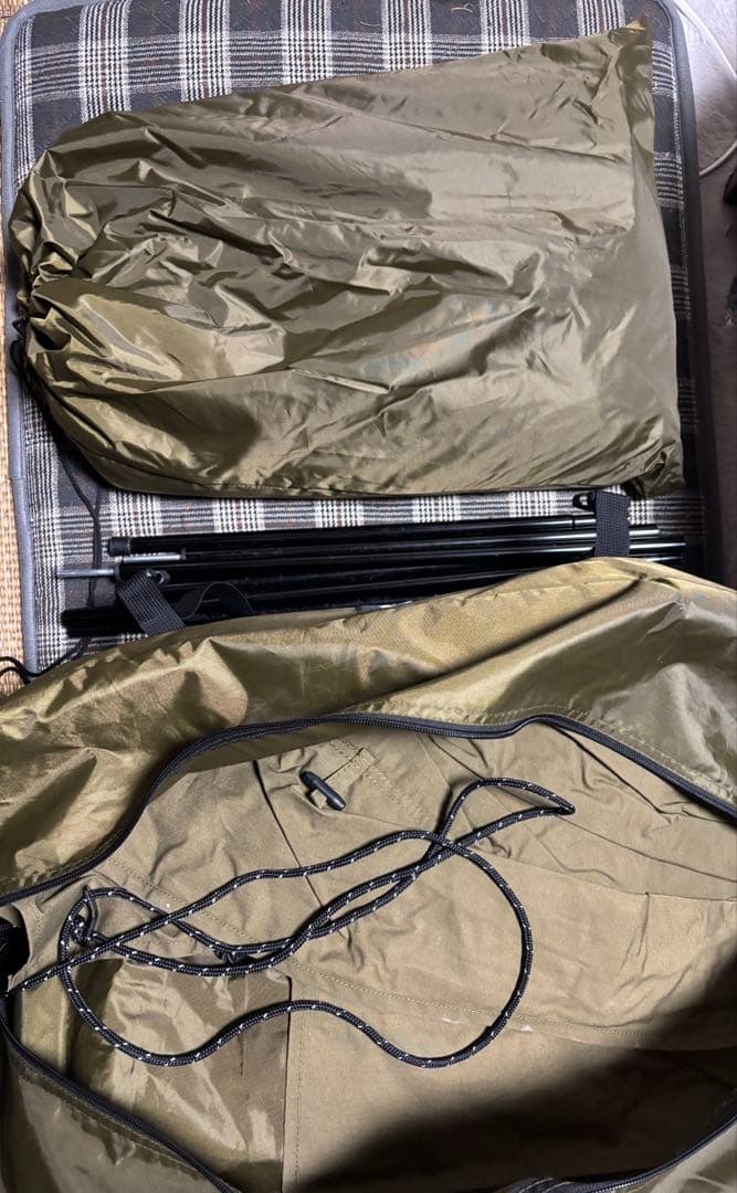 zukk マギーテント 前幕付き 軍幕 変形パップテント