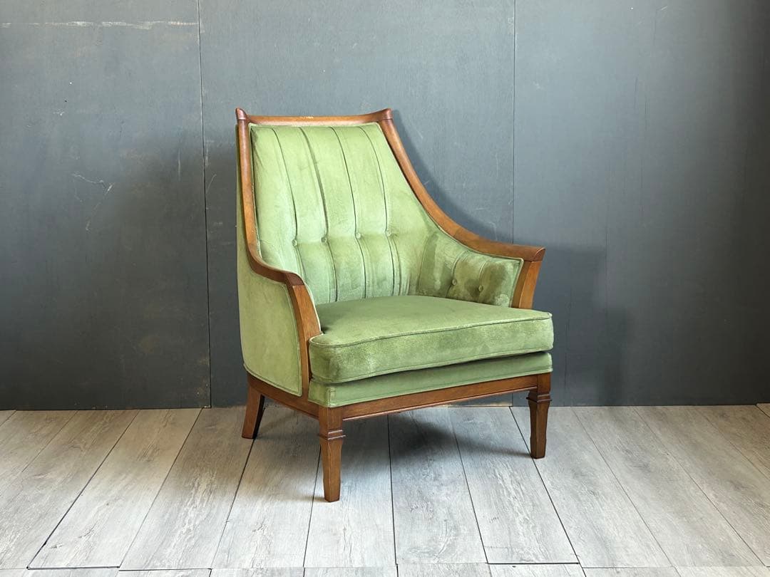 ②マルニ　 maruni サランテ　1Pソファ　パーソナルソファ　グリーン　SZ