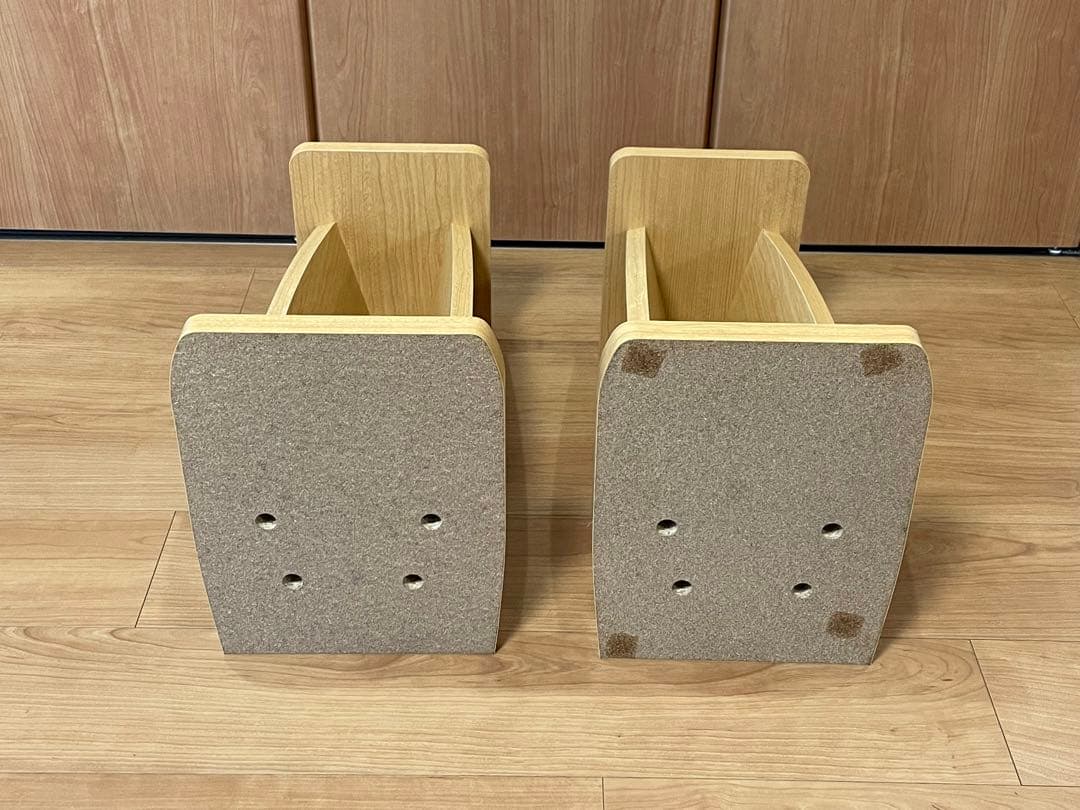 【希少 廃盤モデル】ハヤミ工産　木製スピーカースタンド　NX-300