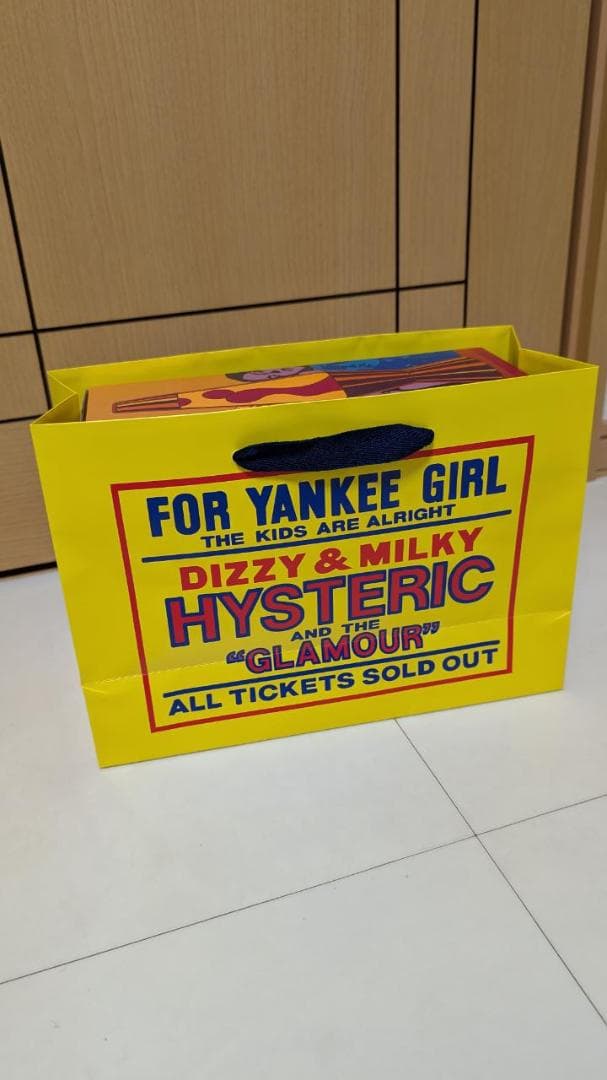 ヒステリックグラマー ノベルティ 2025 モーションランプ　ショッパー付き