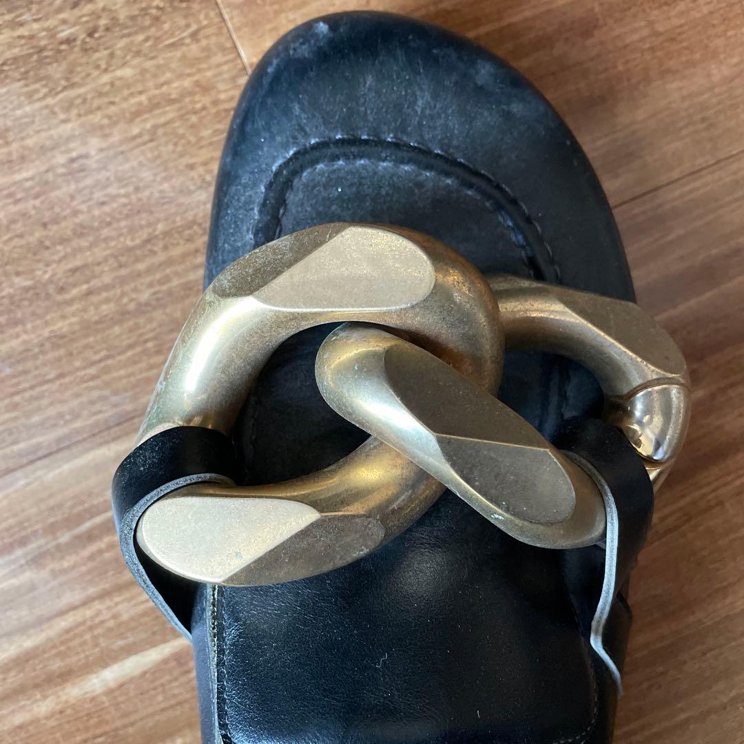 JW Anderson チェーンローファー ミュール ブラック 41サイズ