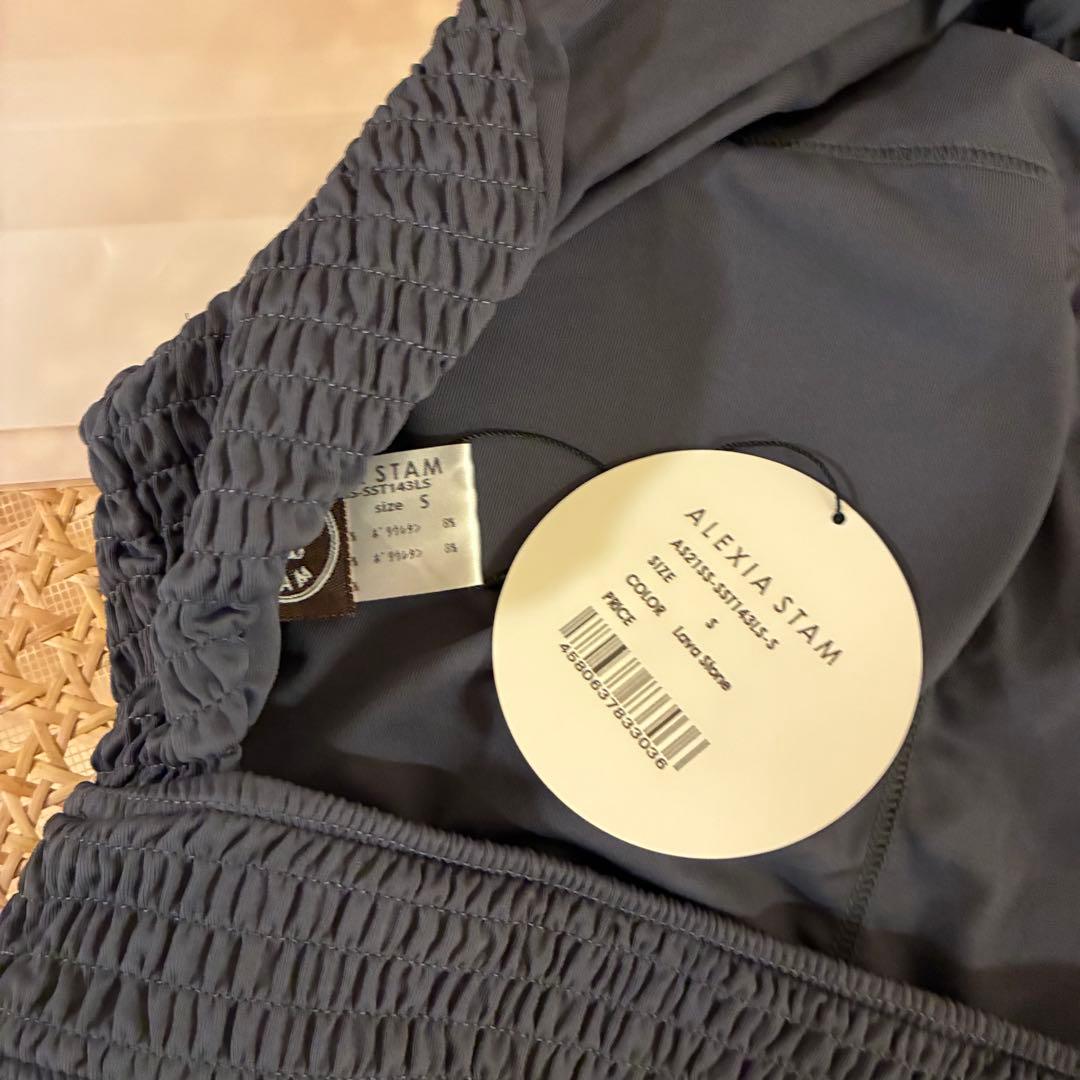 【新品未使用タグ付】アリシアスタン 水着 トップス ブラック