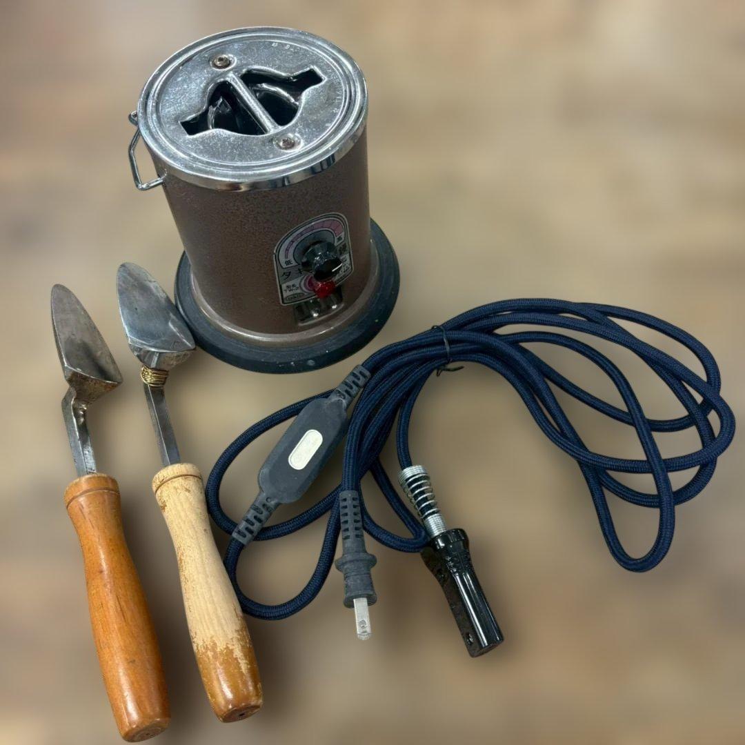 M◆タキイ和裁電化　和裁コテ　タキイ製　鏝2本付