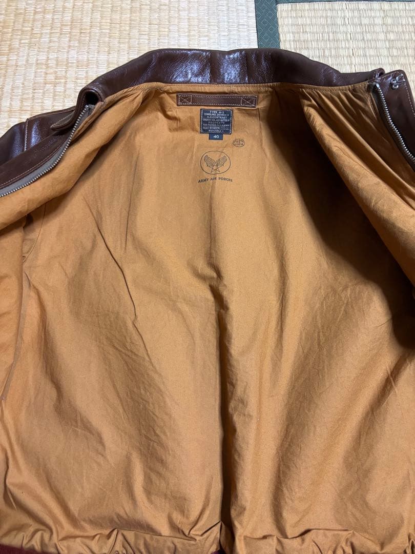 バズリクソンズA2 エアロレザー 40