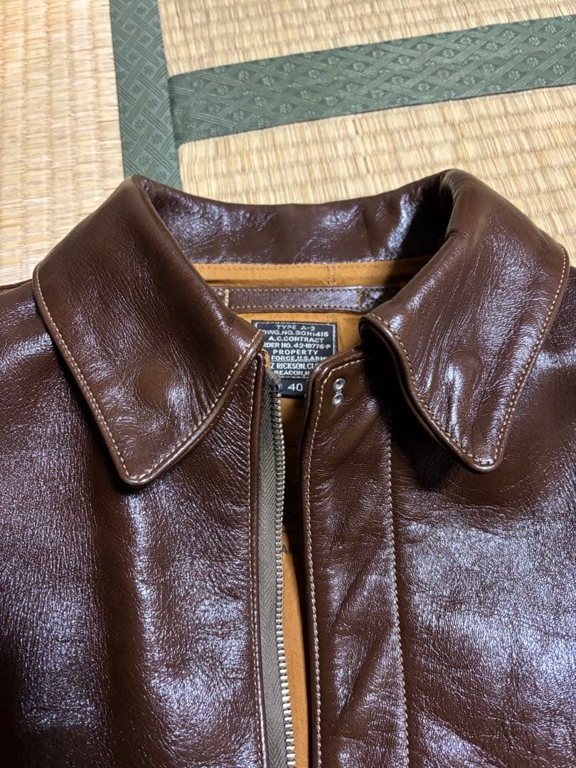 バズリクソンズA2 エアロレザー 40