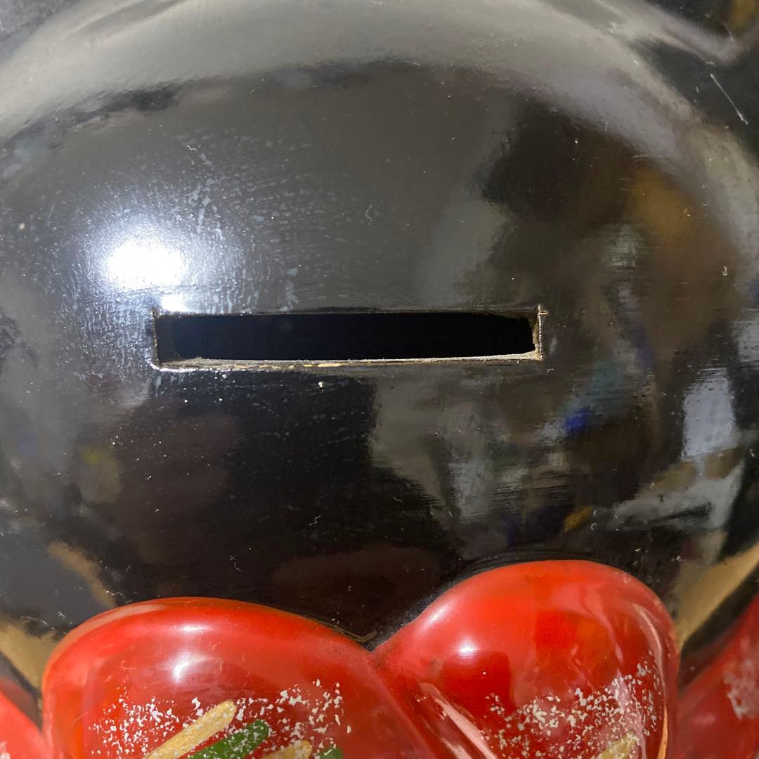 【特大】黒招き猫　開運黒手長小判猫（右手）10号　高さ35cm 黒猫　貯金箱