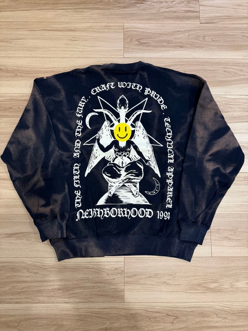 NEIGHBORHOOD. タイダイ染めトレーナー スウェット L ネイビー