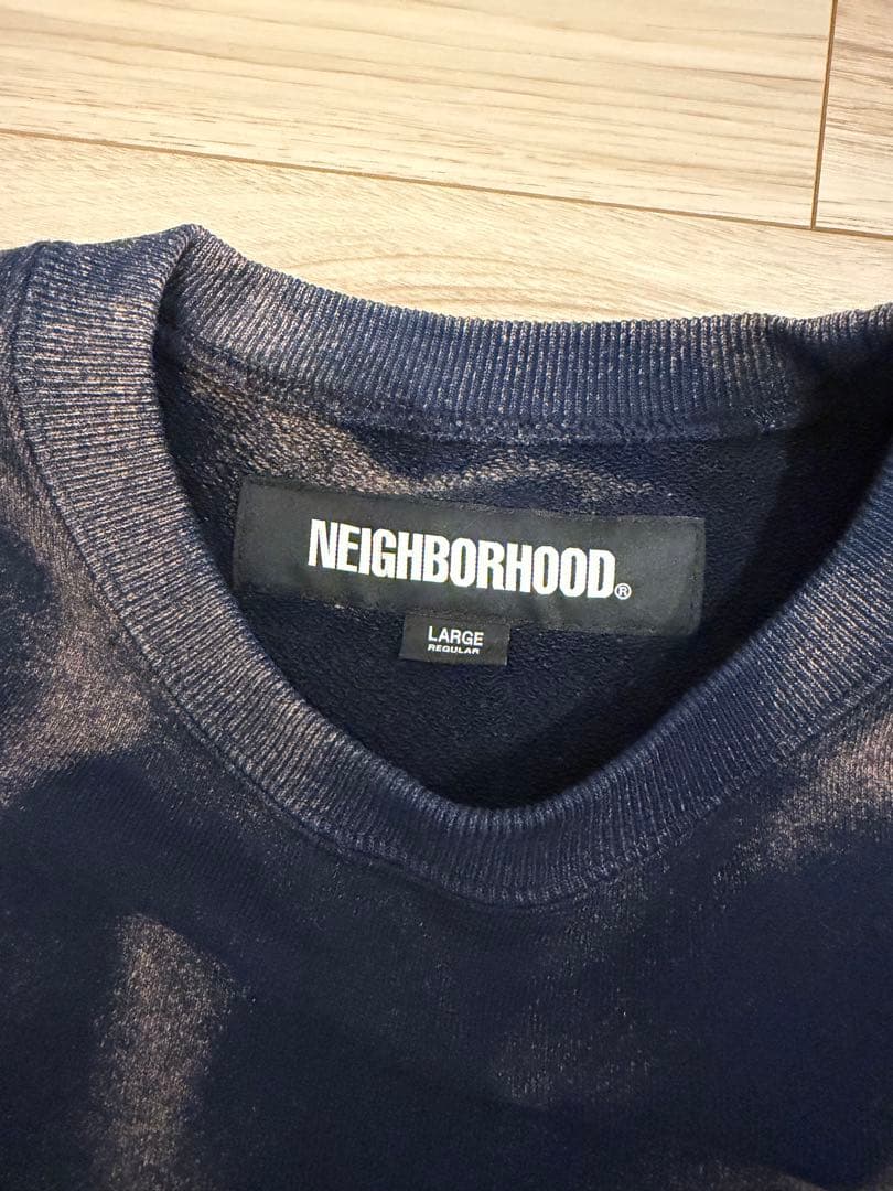 NEIGHBORHOOD. タイダイ染めトレーナー スウェット L ネイビー