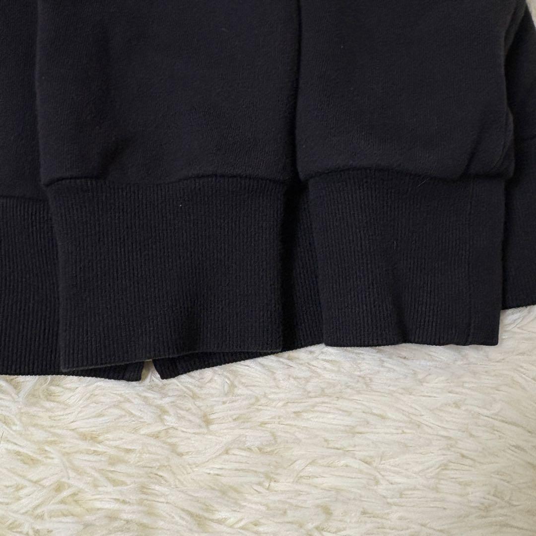 【希少】バーバリーブルーレーベル ラクーンファー パーカー ホース刺繍 黒 M