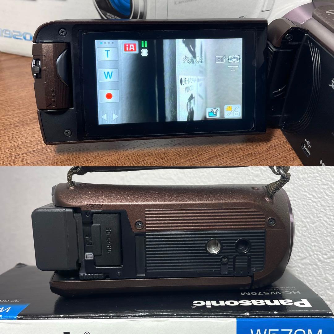 早い物勝ち！【美品】Panasonic ビデオカメラ　フルHD 4K 動作正常