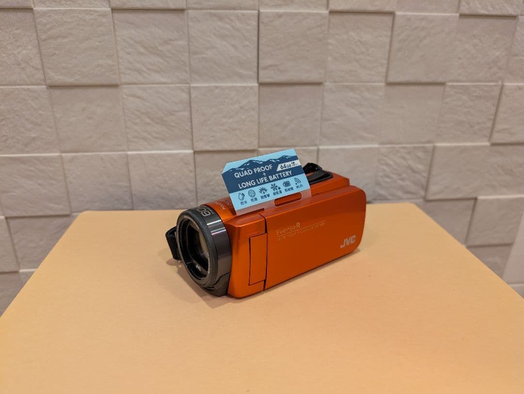 JVC Everio R オレンジビデオカメラ GZ-RX690