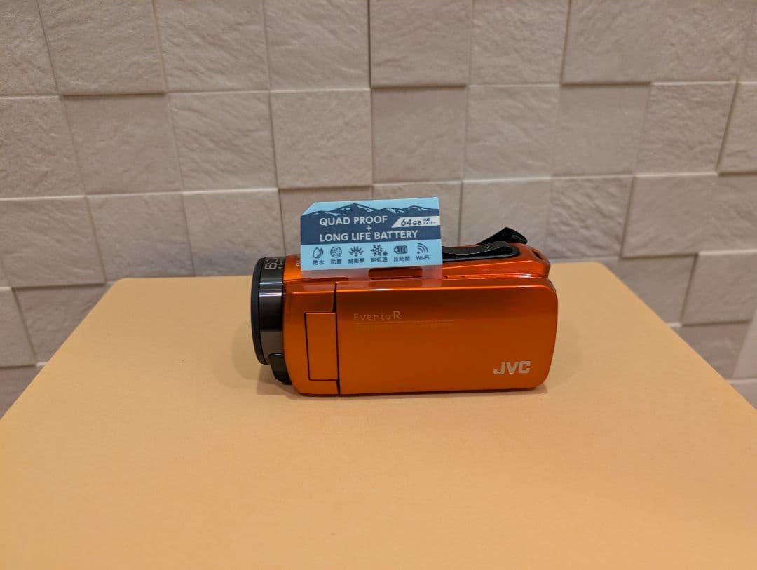 JVC Everio R オレンジビデオカメラ GZ-RX690