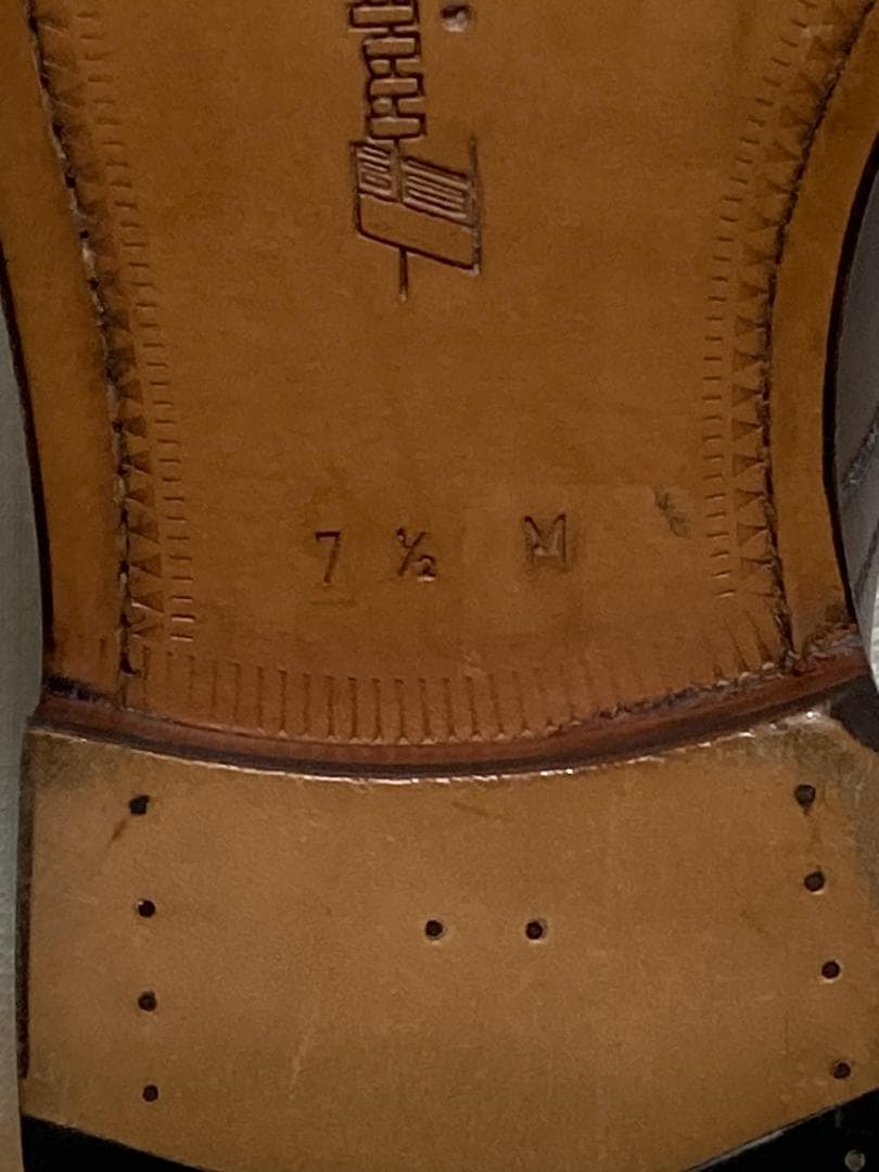 大値下げ　Embassy　Uチップ　茶色　7 1/2