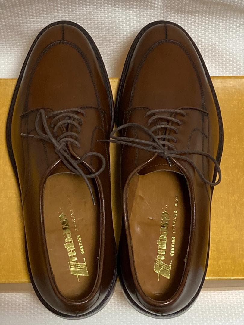 大値下げ　Embassy　Uチップ　茶色　7 1/2