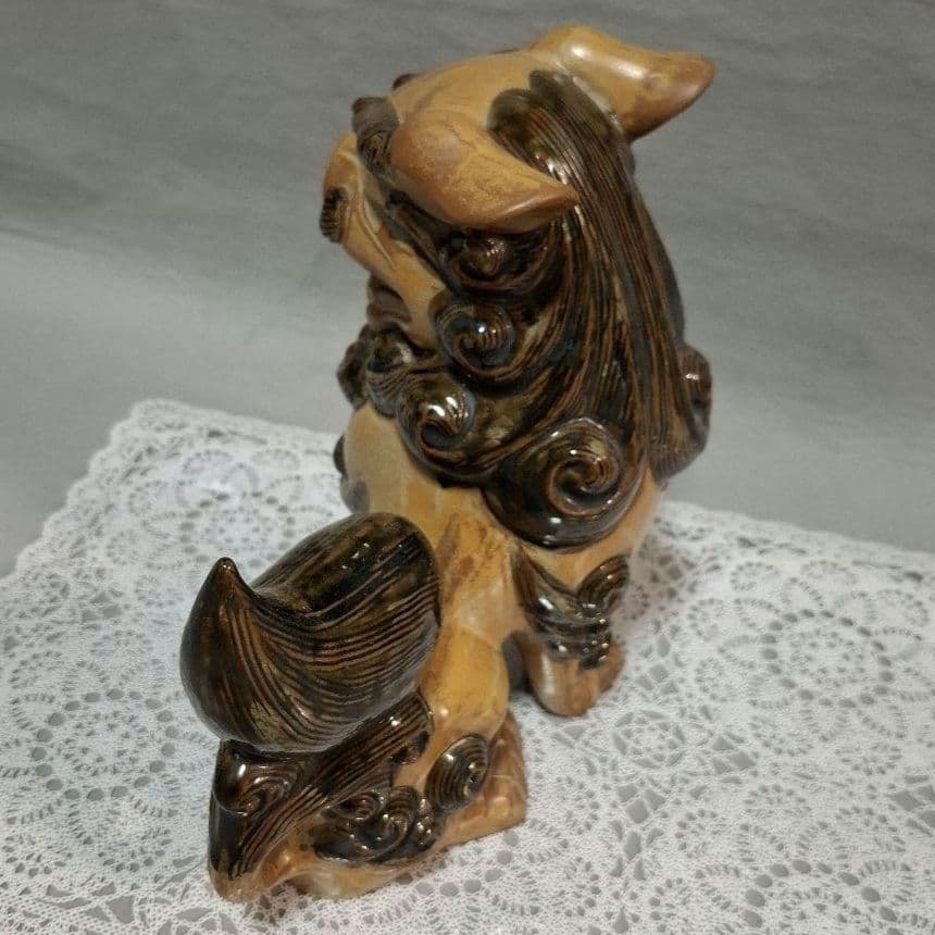 シーサー　沖縄　置物　開運　厄除け　2個組魔除け　大サイズ　インテリア