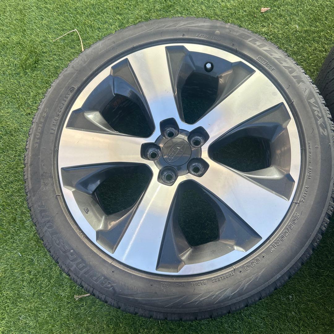 205/50R17 スタッドレスタイヤ　ホイールセット 4本　スバル純正ホイール