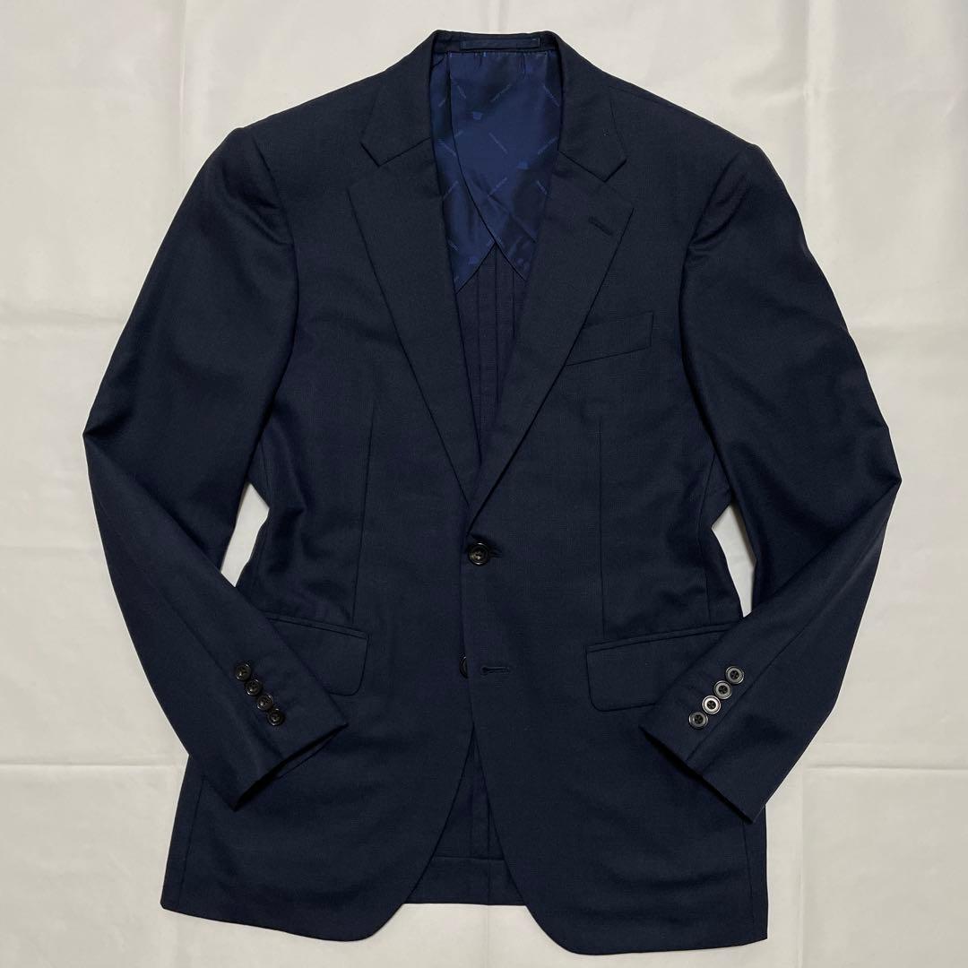 極美品✨️タケオキクチ DORMEUIL スーツ 紺 ネイビー super 160