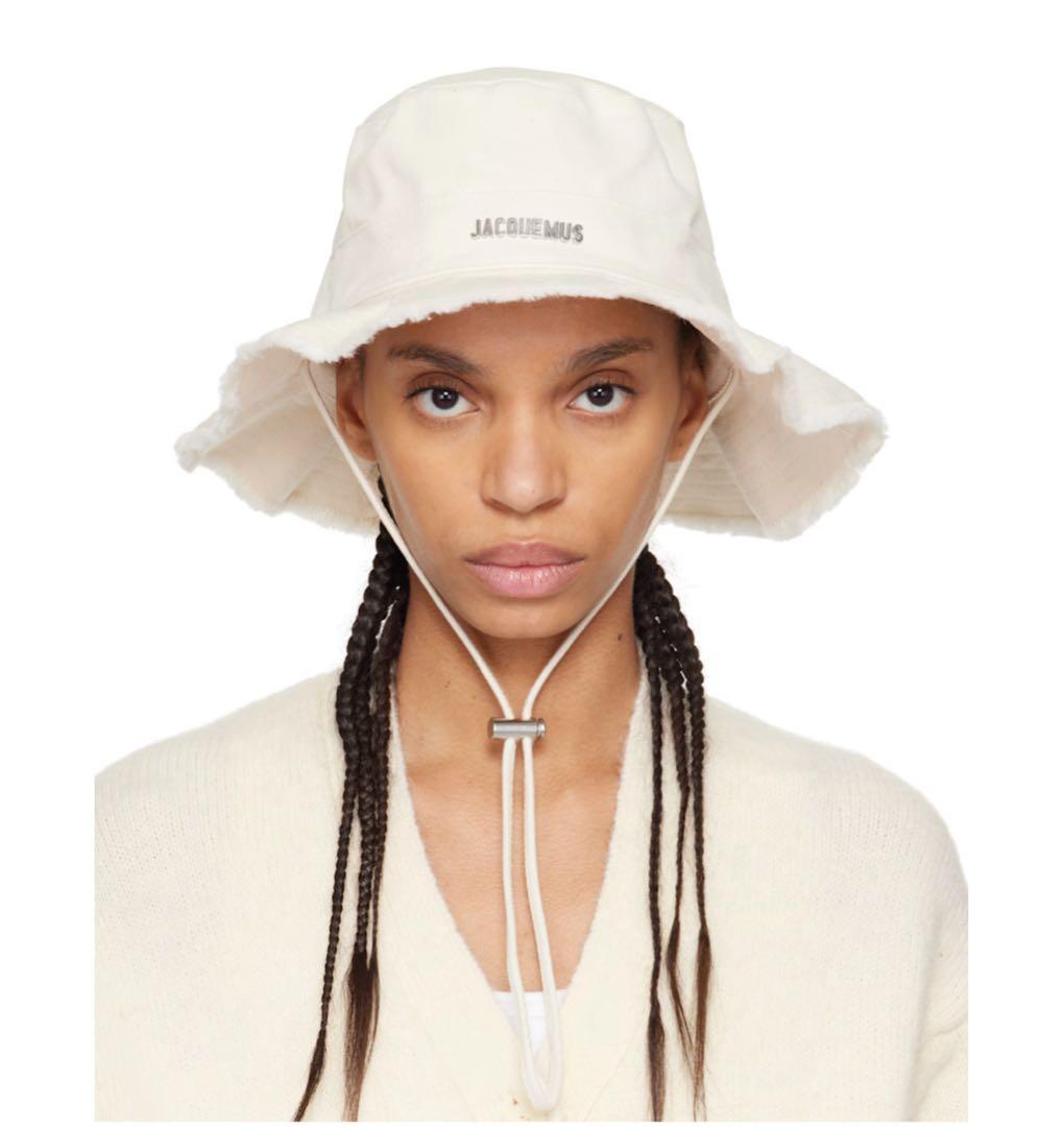 JACQUEMUS ホワイト バケットハット