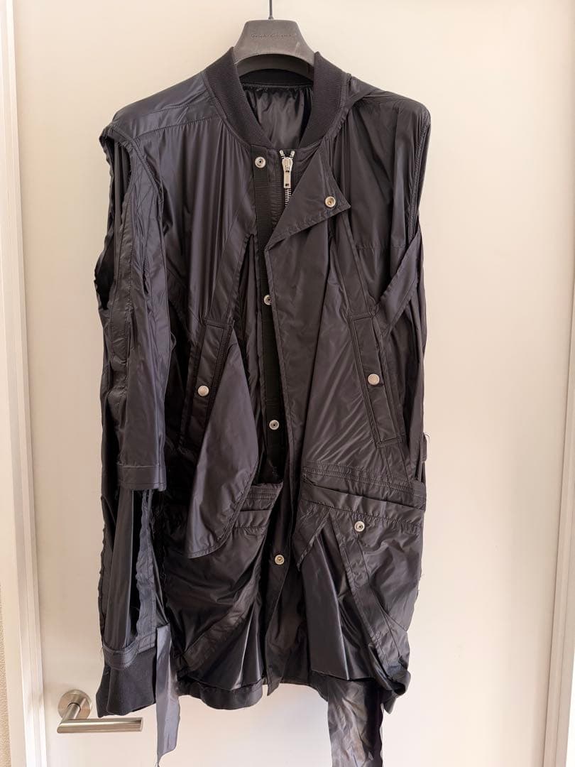 Rick Owens SS19 Rod Cut Out Jacket 黒
