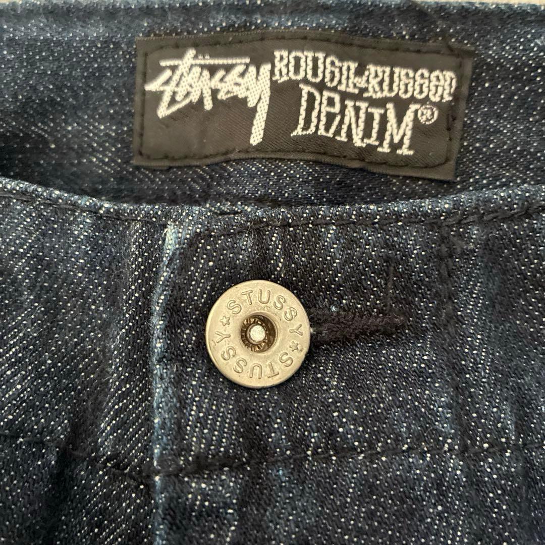 【希少】Old Stüssy Rough & Rugged デニムカーゴパンツ