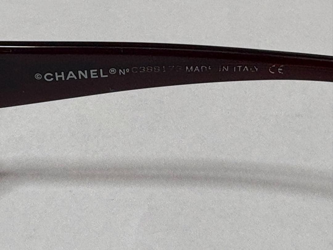 CHANEL ダークブラウン サングラス　レディース　偏光レンズ　ケース有