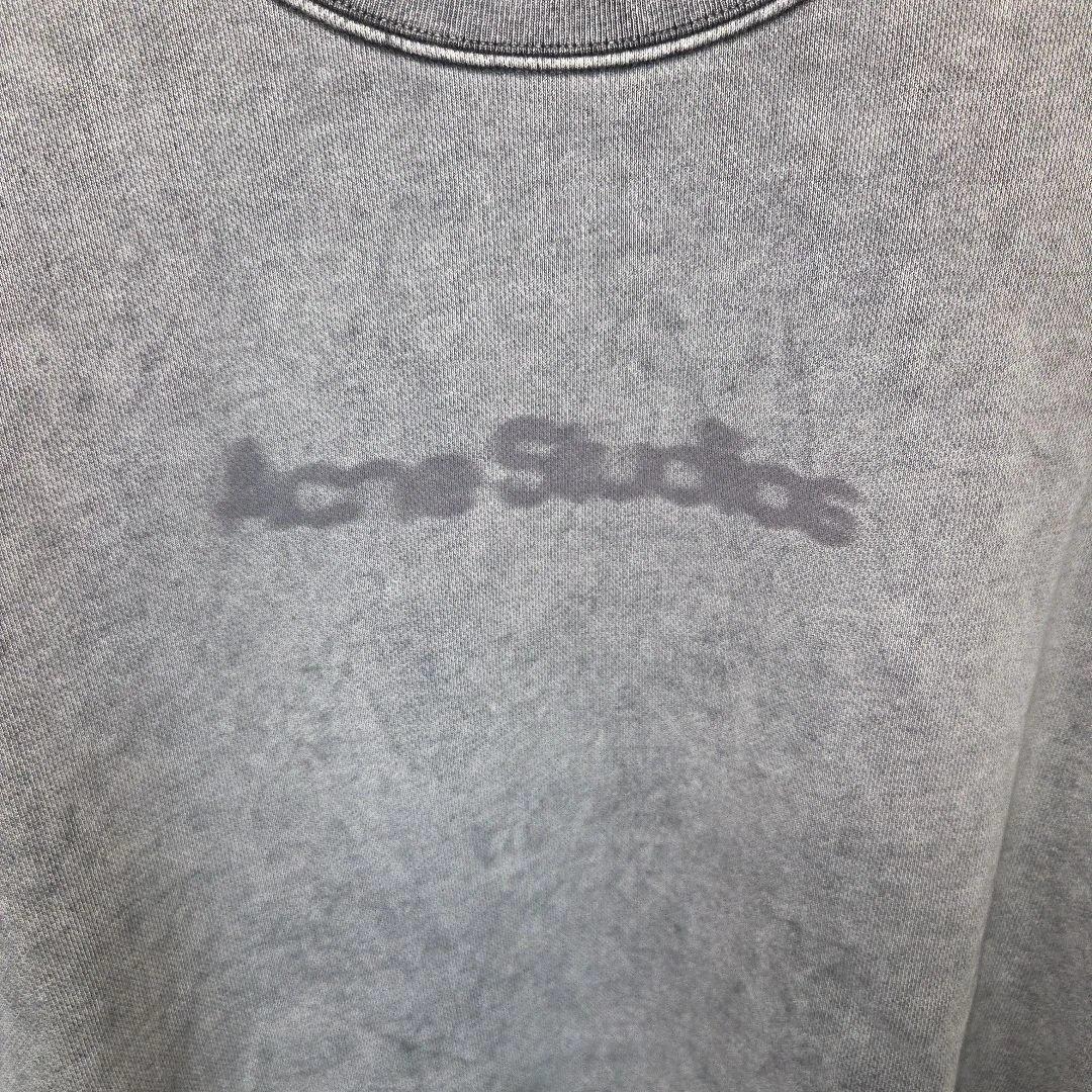 ★美品★【Acne Studios】 アクネ ロゴ スウェットシャツ　Sサイズ