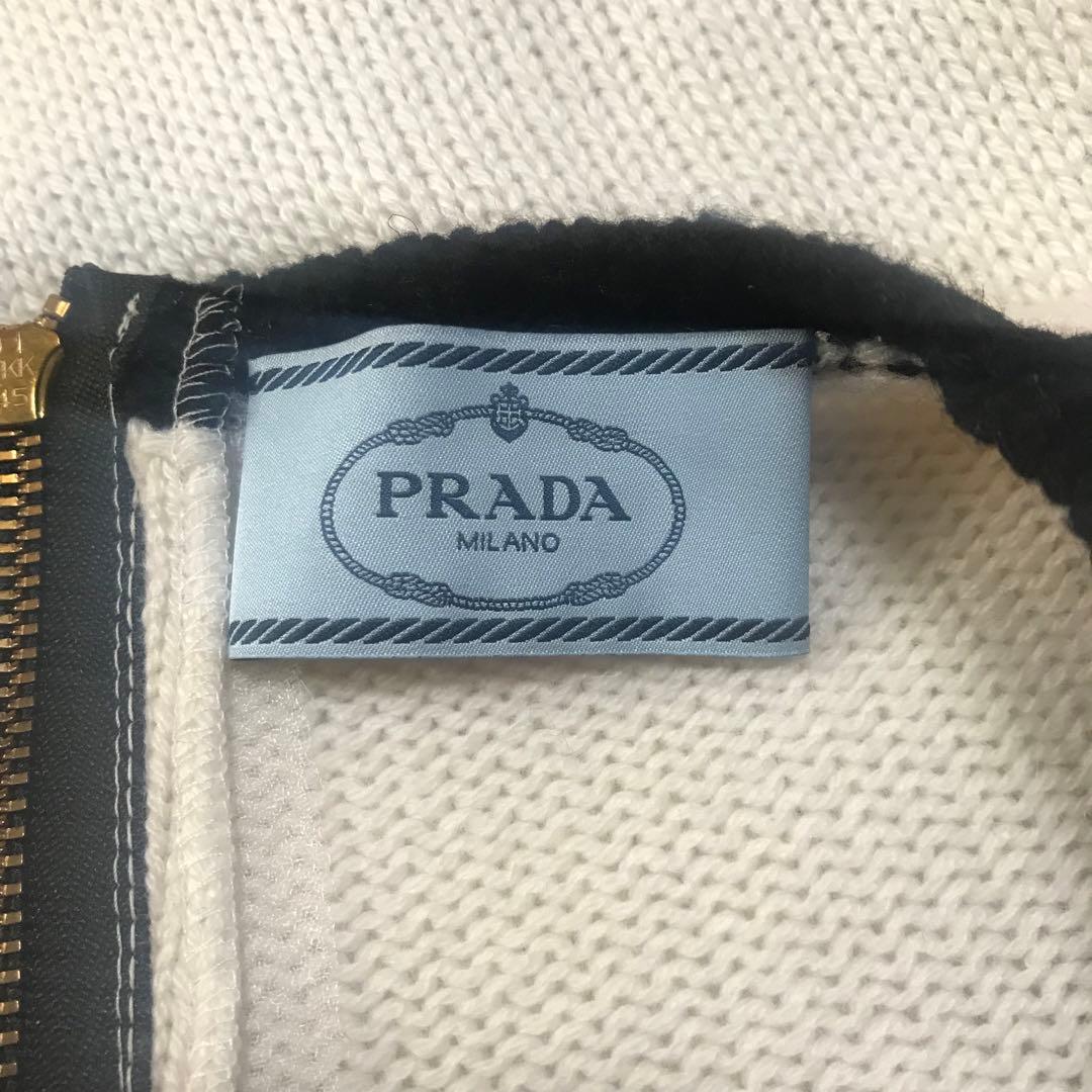 PRADA ビジューカシミヤニットベスト
