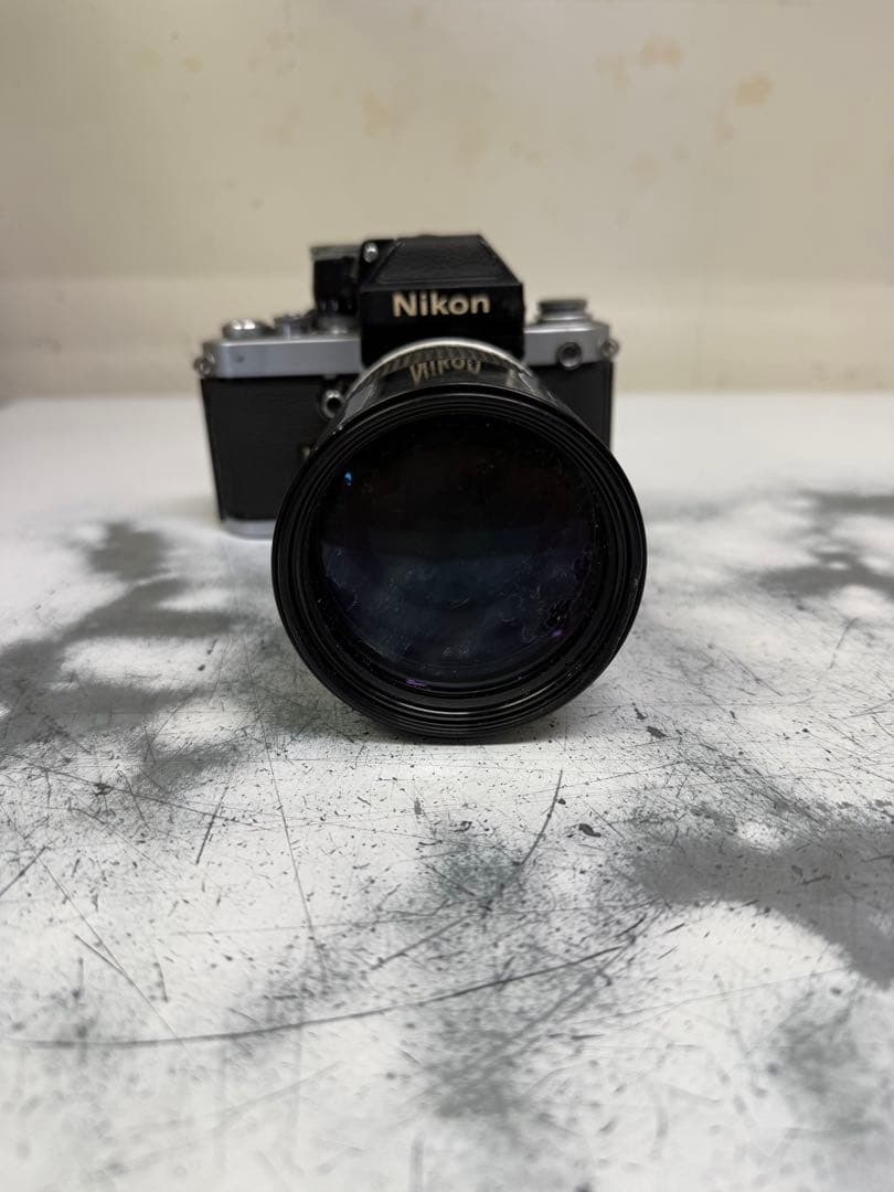 w*4様 Nikon F2 一眼レフフィルムカメラ 望遠レンズ付き