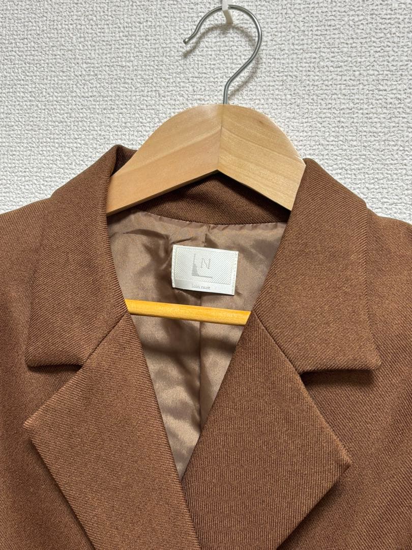 loin nuit フリルレイヤードデザインジャケット