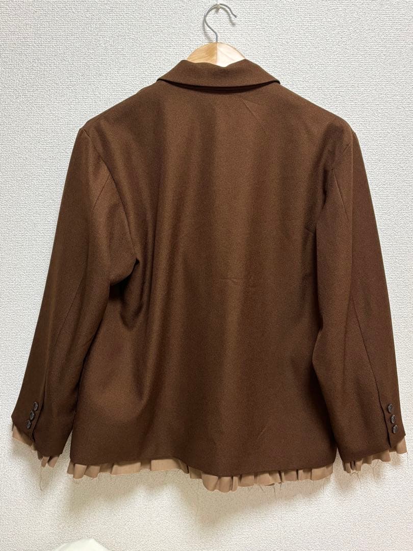 loin nuit フリルレイヤードデザインジャケット