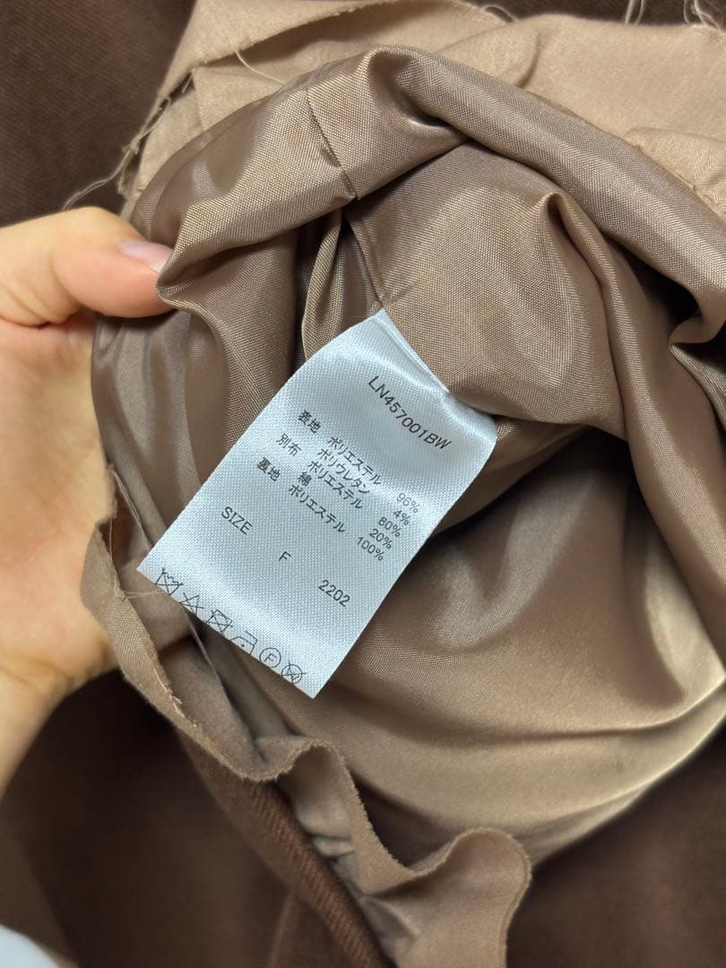 loin nuit フリルレイヤードデザインジャケット