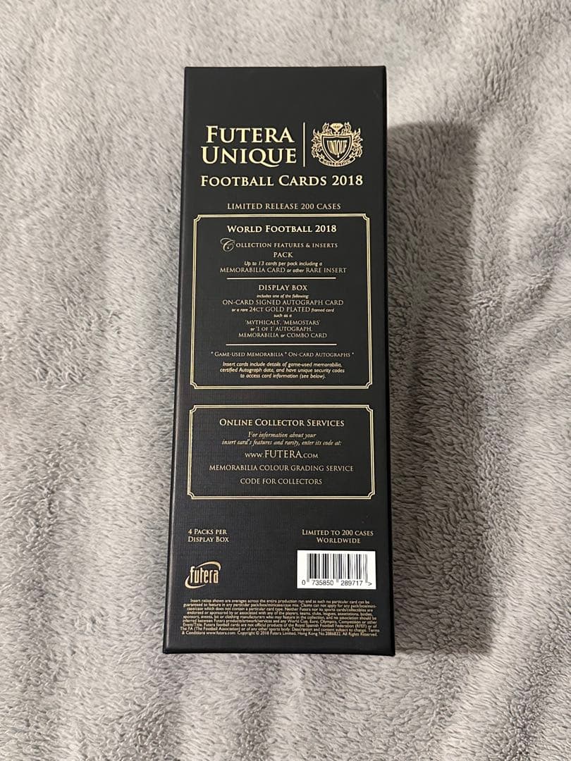 Futera Unique 2018 World Football カードの箱