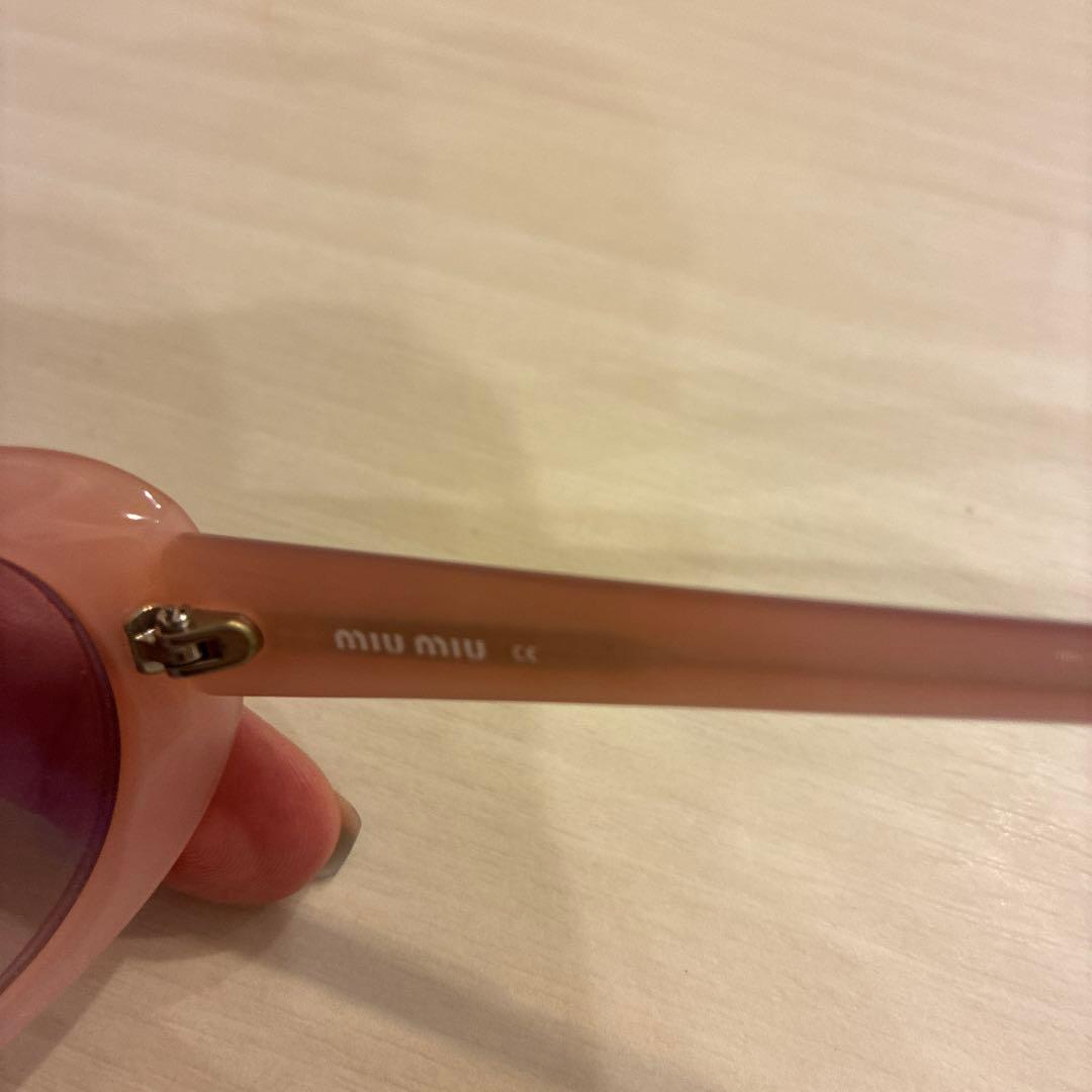 よ*ん様 即日発送　Miu Miu ピンク サングラス ストーン付き