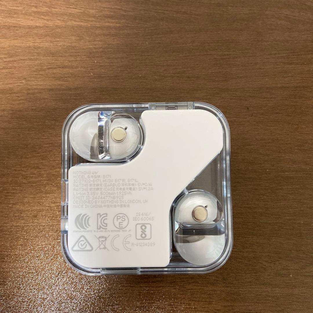 Nothing Ear (1) ワイヤレスイヤホン ホワイト ケース付き