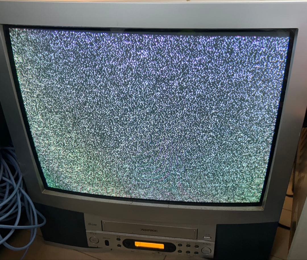 東芝 ブラウン管テレビ 21型 J-21V1 通電確認済み