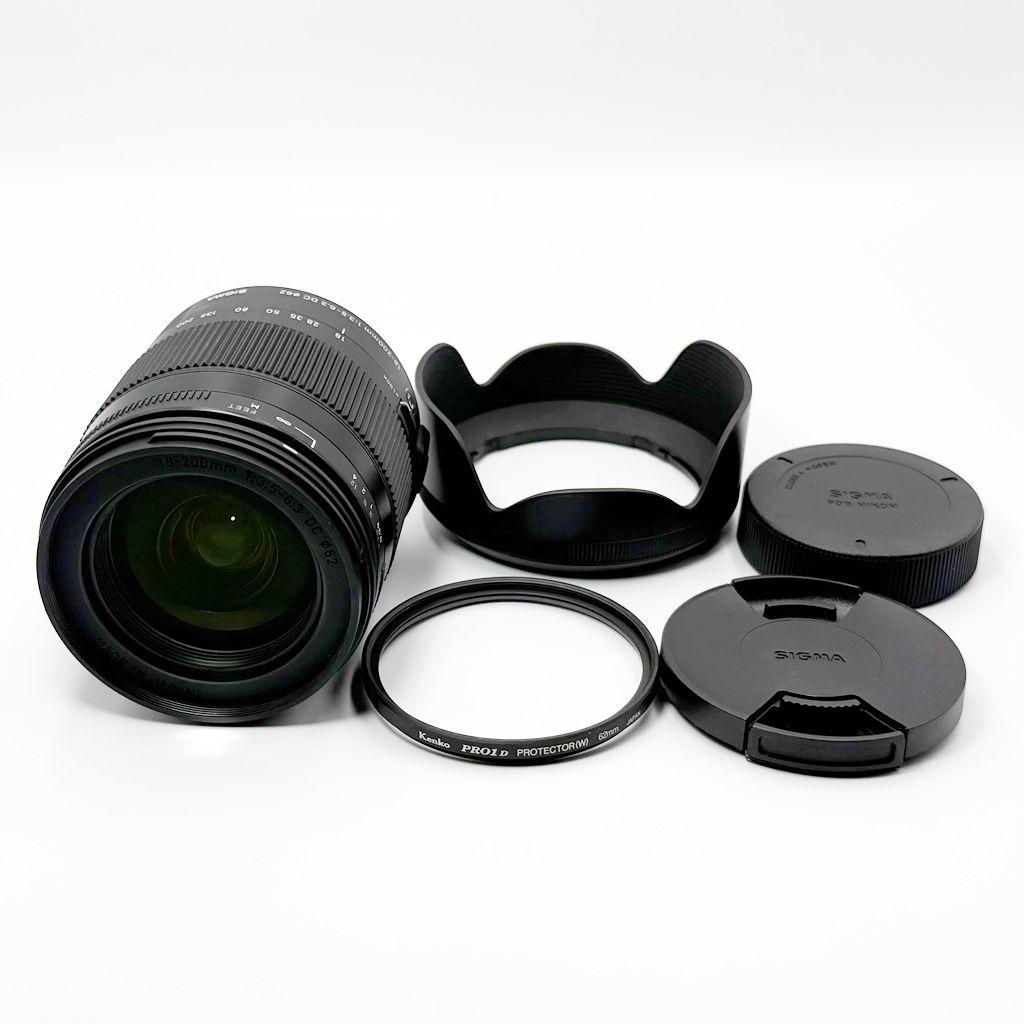 【美品】シグマ 18-200mm F3.5-6.3 DC MACRO レンズ#2