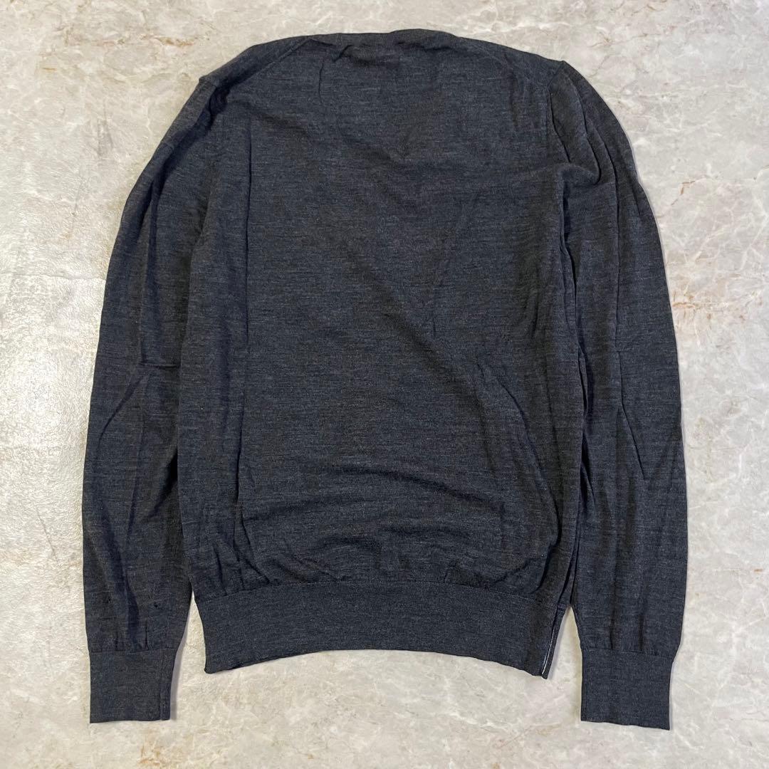 PRADA プラダ ウール 長袖 Ｖネック ニットカットソー セーター 48