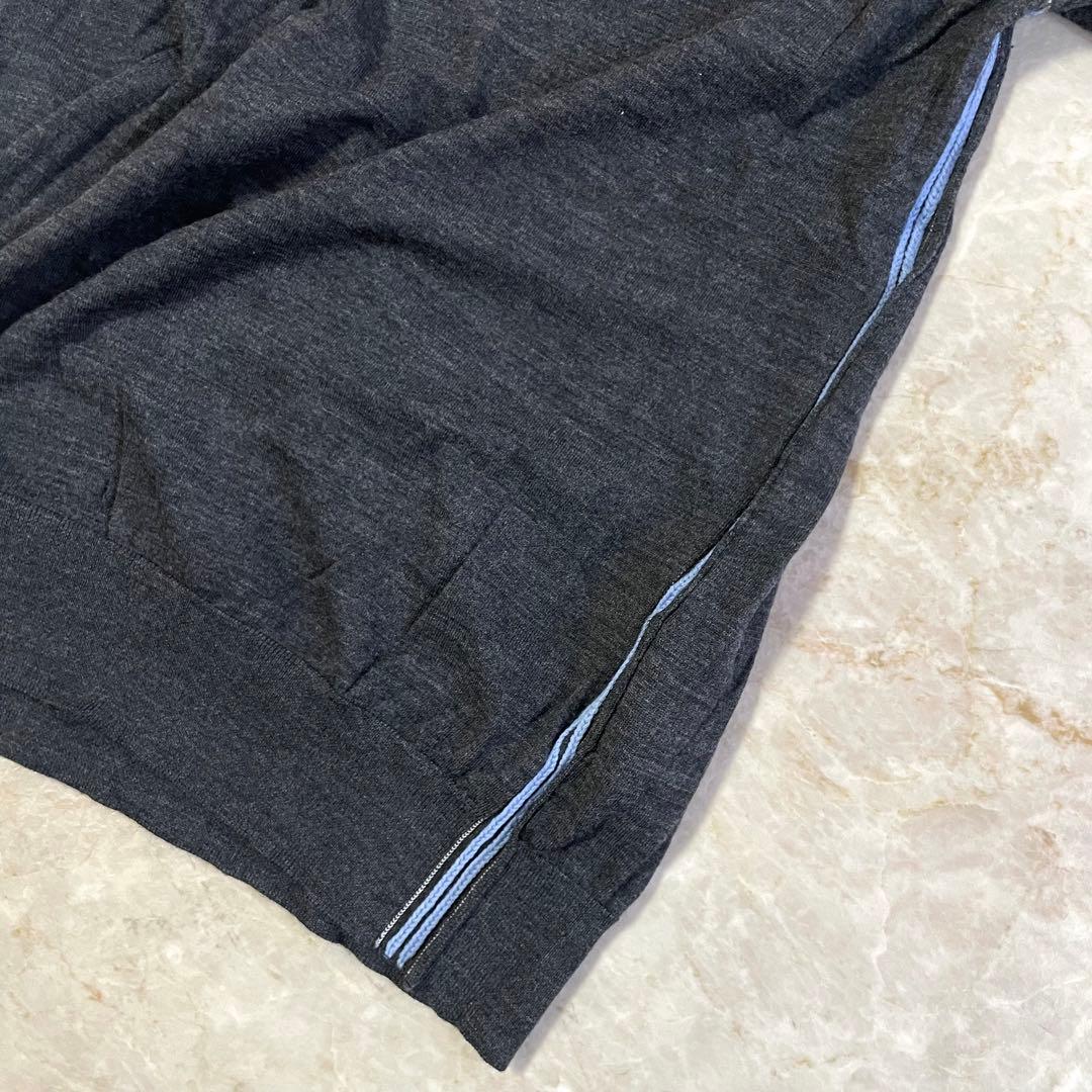 PRADA プラダ ウール 長袖 Ｖネック ニットカットソー セーター 48