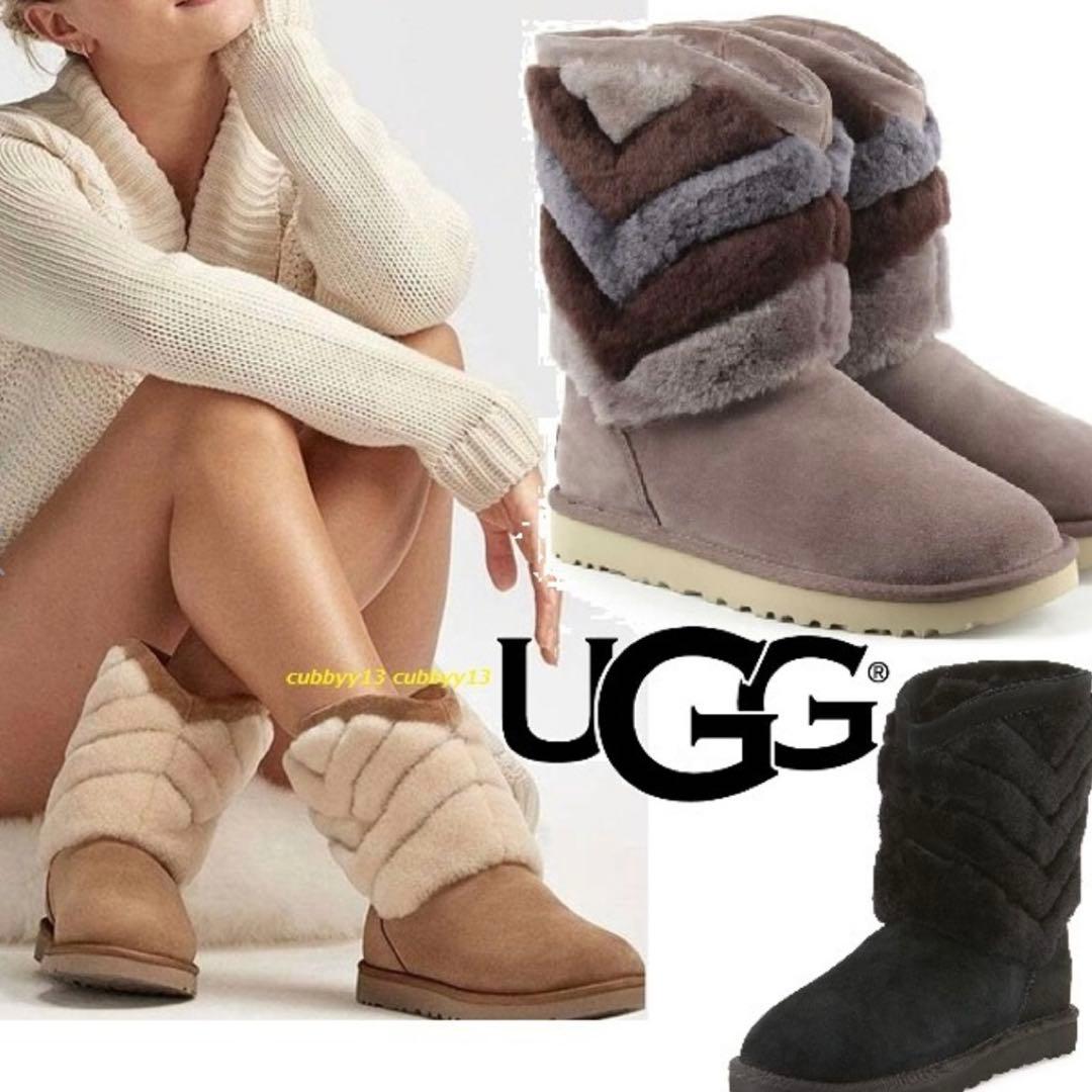 UGG アグ ムートンブーツ 24.0 シープスキン 防寒 耐寒