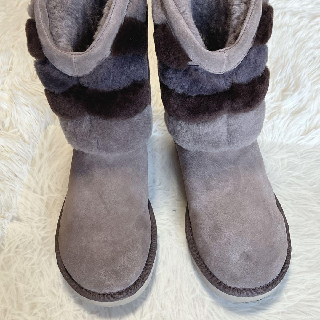 UGG アグ ムートンブーツ 24.0 シープスキン 防寒 耐寒